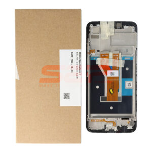 LCD+Touchscreen cu Rama Realme C11 2021 BLACK Service Pack
