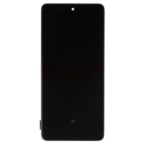 LCD+Touchscreen cu Rama Samsung Galaxy A71 / A715 BLACK OLED DIMENSIUNE ORIGINALA