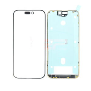 Geam cu Rama + OCA iPhone 15 PRO BLACK