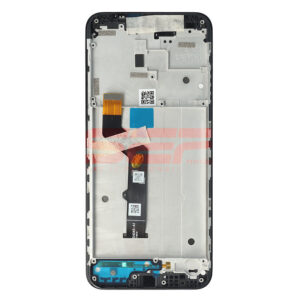 LCD+Touchscreen cu Rama MOTOROLA Moto E7 Plus BLACK Original Service Pack
