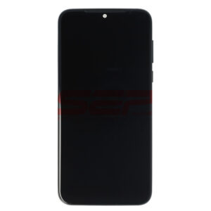 LCD+Touchscreen cu Rama MOTOROLA Moto G8 Plus BLACK Original Service Pack