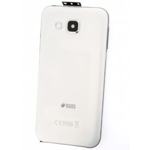 Capac Baterie Samsung Galaxy E5 + Mijloc, Alb