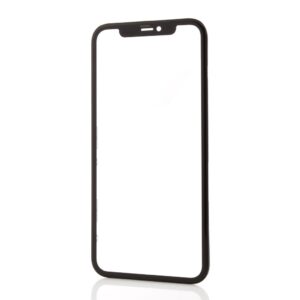 Geam Sticla + OCA iPhone 11, Negru + Rama