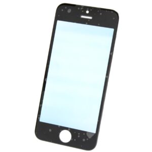 Geam Sticla + OCA iPhone 5s + Rama, Negru