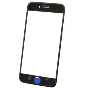 Geam Sticla + OCA iPhone 6, 4.7 + Rama, Negru