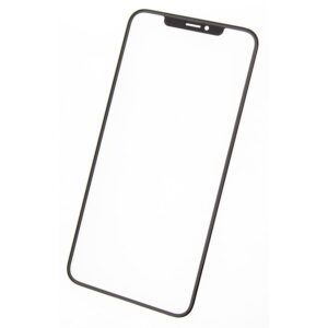 Geam Sticla + OCA iPhone Xs Max, Negru