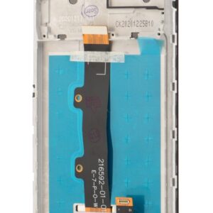 LCD Motorola Moto E7i Power, Negru + Rama