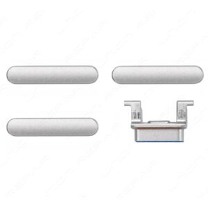 Side Key iPhone 8, 8 Plus, SET, Silver