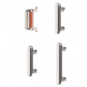 Side Key iPhone X, SET, Silver