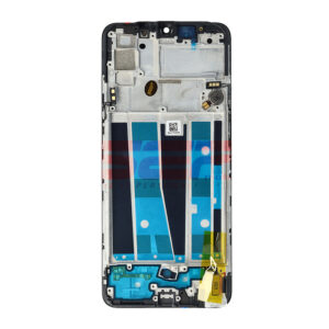 LCD+Touchscreen cu Rama OPPO A91 BLACK Original Service Pack