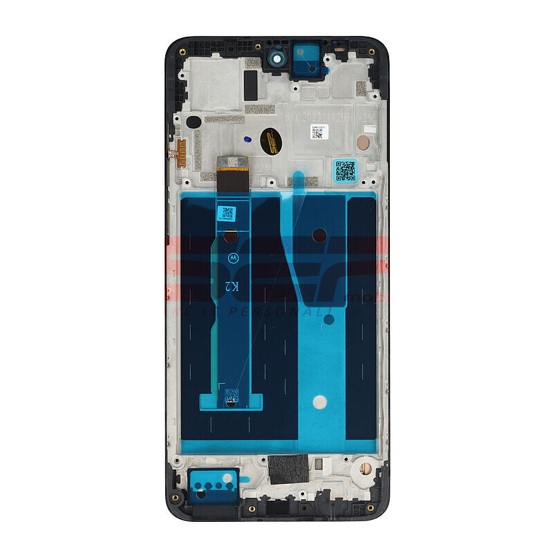 LCD+Touchscreen cu Rama MOTOROLA Moto G84 BLACK Original Service Pack