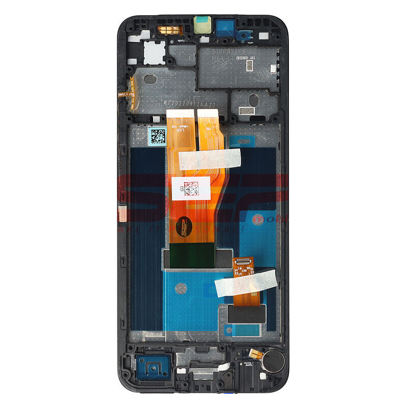 LCD+Touchscreen cu Rama Realme C33 4G BLACK original Service Pack - imagine 3