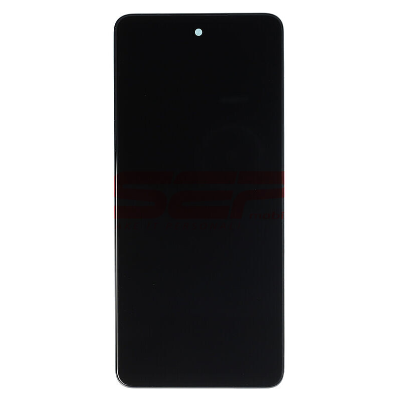LCD+Touchscreen cu Rama MOTOROLA Moto E14 BLACK Original Service Pack - imagine 2