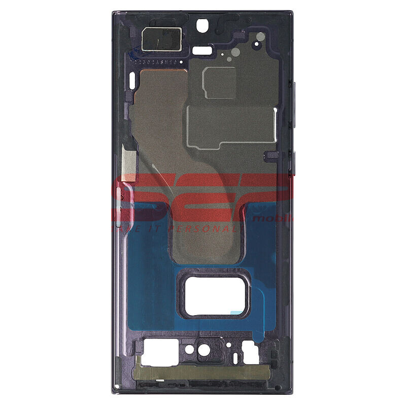 Carcasa mijloc Samsung Galaxy S23 ULTRA / S918 BLACK - imagine 2