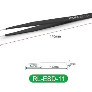 Penseta antistatica dreapta RELIFE ESD-11