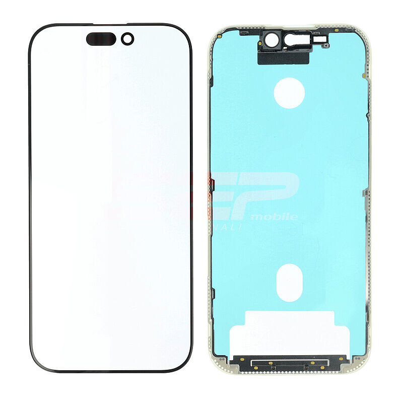 Geam cu Rama + OCA iPhone 16 Pro BLACK