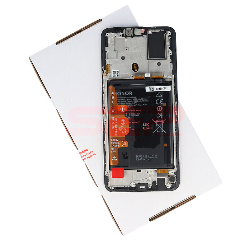 LCD+Touchscreen cu Rama Honor X7 BLACK Original Service Pack