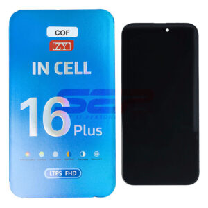 LCD+Touchscreen cu Rama Apple iPhone 16 Plus BLACK COF INCELL