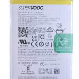 BLP923 ACUMULATOR OPPO A73 5G/A57/A57S/A77/ONEPLUS NORD N20 SE (PFTM10/CPH2385/CPH2387/CPH2407/CPH2469)