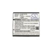 3,85V-2100MAH ACUMULATOR LI-ION => SMARTPHONE NOKIA