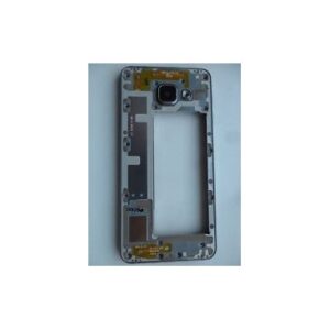 CARCASA MIJLOC CU GEAM CAMERA / BLITZ , SAMSUNG A310 GALAXY A3 (2016) GOLD ORIG SWAP B
