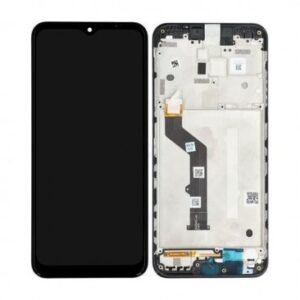 DISPLAY LCD CU TOUCHSCREEN CU RAMA MOTOROLA E7 PLUS, NEGRU ORIGINAL