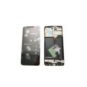DISPLAY LCD CU TOUCHSCREEN CU RAMA SAMSUNG A105 GALAXY A10 NEGRU CU RAMA