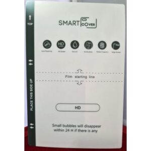 FOLIE HYDROGEL SILICON TRANSPARENT (2 PASI) (130 MICRONI) GLOSSY HD, SIZE: 120 MM * 180 MM