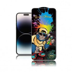 FOLIE PROTECTIE ECRAN ANTISOC MONKEY , FULL GLUE, HUAWEI MATE 10 LITE, TEMPERED GLASS, FULL FACE , NEAGRA BULK