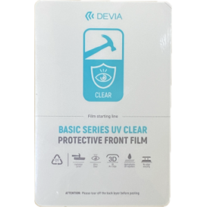FOLIE PROTECTIE ECRAN BASIC UV CLEAR (SILICON UV 190 MICRONI 6H) CU ADEZIV UV, SIZE: 120 MM * 180 MM, TRANSPARENT HD