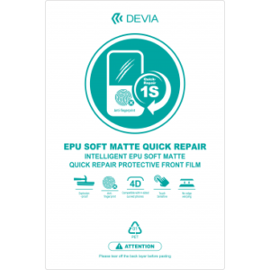 FOLIE PROTECTIE ECRAN TPU (EPU MATT QUICK REPAIR) (190 MICRONI) DEVIA, SIZE: 120 MM * 180 MM