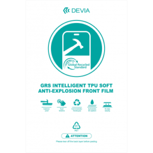FOLIE PROTECTIE ECRAN TPU GRS (SILICON GRS, AUTO REGENERARE) ( 150 MICRONI) DEVIA, SIZE: 120 MM * 180 MM