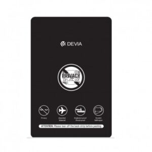 FOLIE PROTECTIE ECRAN TPU (SILICON, DEVIA PRIVACY) (190 MICRONI) SIZE: 120 MM * 180 MM
