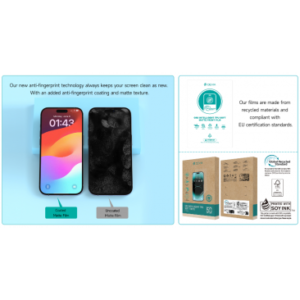 FOLIE PROTECTIE ECRAN TPU (SILICON, MATT, ANTI-GLEAR GRS) ( 150 MICRONI) DEVIA, SIZE: 120 MM * 180 MM