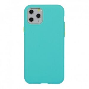 HUSA CAPAC SILICON MATT SOLID APPLE IPHONE 12 MINI (5,4") VERDE