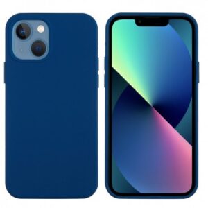 HUSA CAPAC SILICON, MICROFIBRA, APPLE IPHONE 14 PRO MAX, BLUE BLISTER