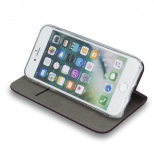 HUSA FLIP CARTE / STAND LG K61, INCHIDERE MAGNETICA BURGUNDY