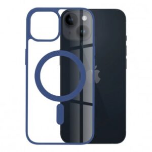 HUSA PROTECTIE TPU MATT, APPLE IPHONE 13, COMPATIBIL MAGSAFE, BLUE BLISTER