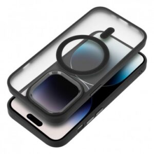 HUSA PROTECTIE TPU MATT, APPLE IPHONE 14 PLUS, COMPATIBIL MAGSAFE, NEGRU BLISTER