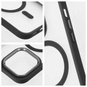 HUSA PROTECTIE TPU MATT, APPLE IPHONE 14 PLUS, COMPATIBIL MAGSAFE, NEGRU BLISTER