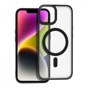HUSA PROTECTIE TPU MATT, APPLE IPHONE 14 PLUS, COMPATIBIL MAGSAFE, NEGRU BLISTER