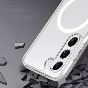 HUSA PROTECTIE TPU, SAMSUNG S906 GALAXY S22 PLUS, COMPATIBIL MAGSAFE, TRANSPARENT BLISTER 2 HUSA PROTECTIE TPU, SAMSUNG S906 GALAXY S22 PLUS, COMPATIBIL MAGSAFE, TRANSPARENT BLISTER - imagine 2