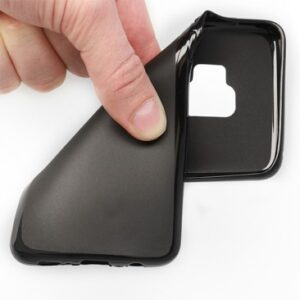 HUSA SILICON MATT, FRAME HUAWEI P40, NEGRU
