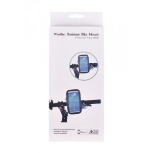 SUPORT BICICLETA UNIVERSAL PENTRU SMARTPHONE SIZE 03 (DIMENSIUNI INTERIOARE 8X15 CM), NEGRU